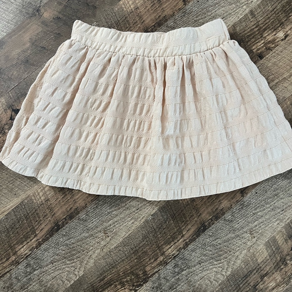 Zara Cream and White Skort